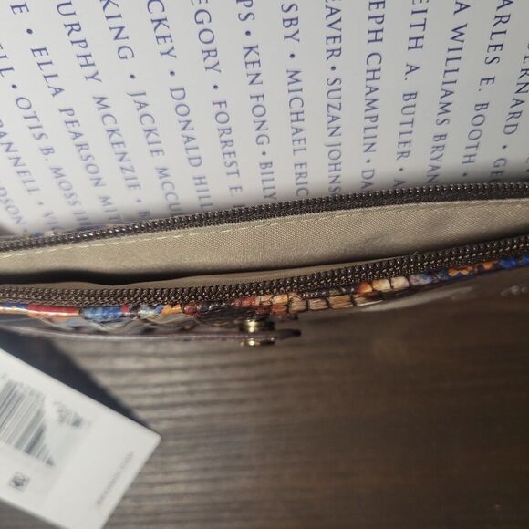 New Brahmin Melbourne Leather Credit Card Slim Wallet Holder AWESTRUCK - Picture 5 of 6